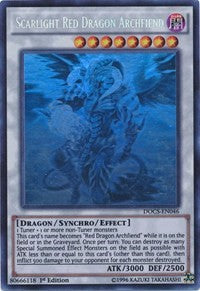 Scarlight Red Dragon Archfiend (Ghost) [Dimension of Chaos] [DOCS-EN046] | Gear Gaming Bentonville