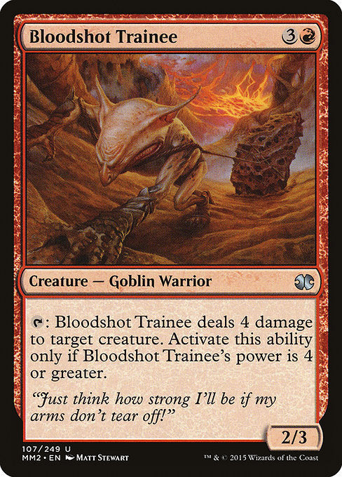 Bloodshot Trainee [Modern Masters 2015] | Gear Gaming Bentonville