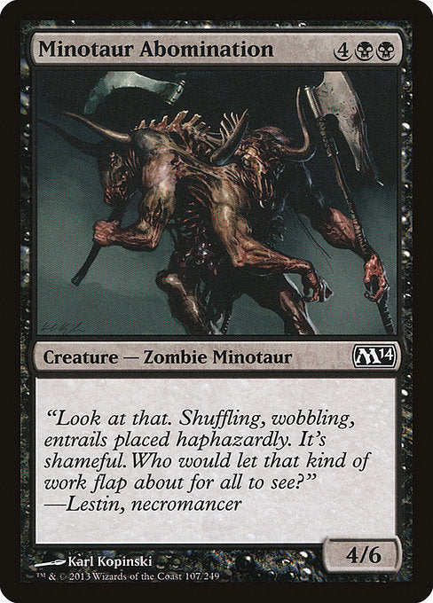 Minotaur Abomination [Magic 2014 (M14)] | Gear Gaming Bentonville