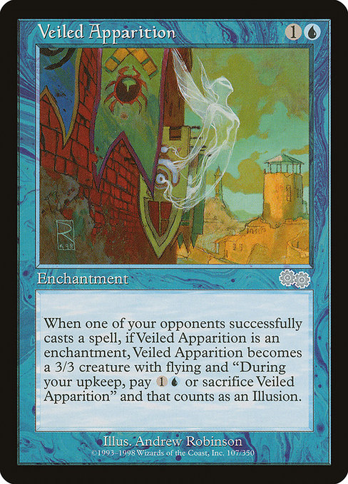 Veiled Apparition [Urza's Saga] | Gear Gaming Bentonville