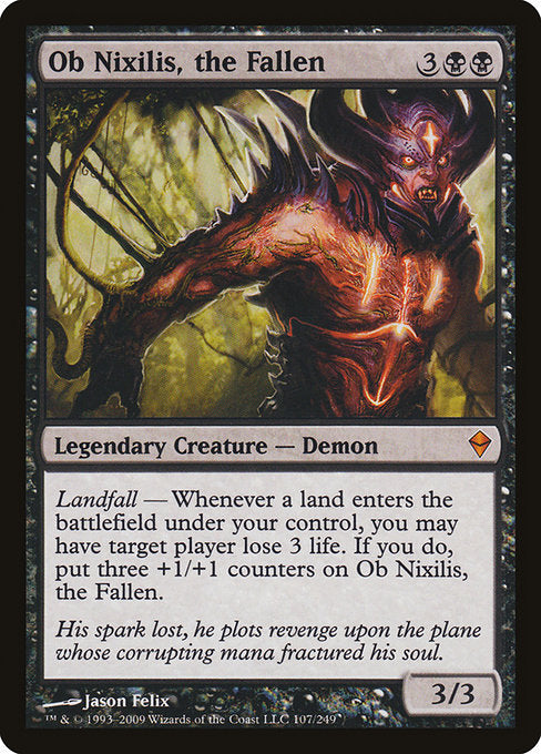 Ob Nixilis, the Fallen [Zendikar] | Gear Gaming Bentonville