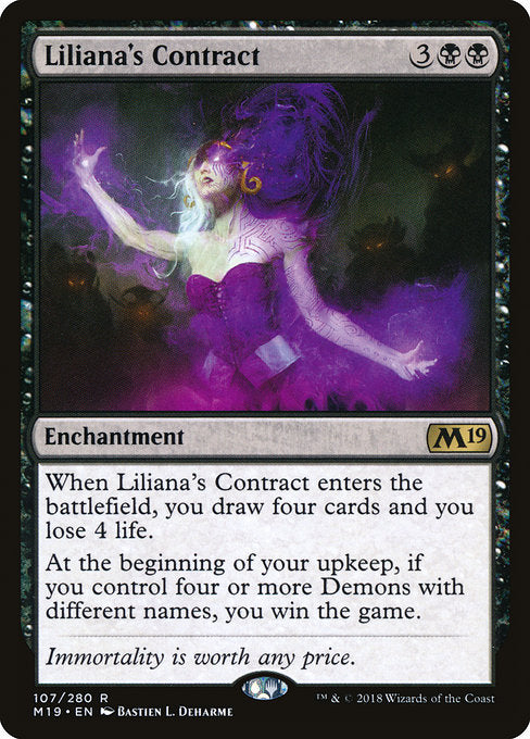 Liliana's Contract [Core Set 2019] | Gear Gaming Bentonville