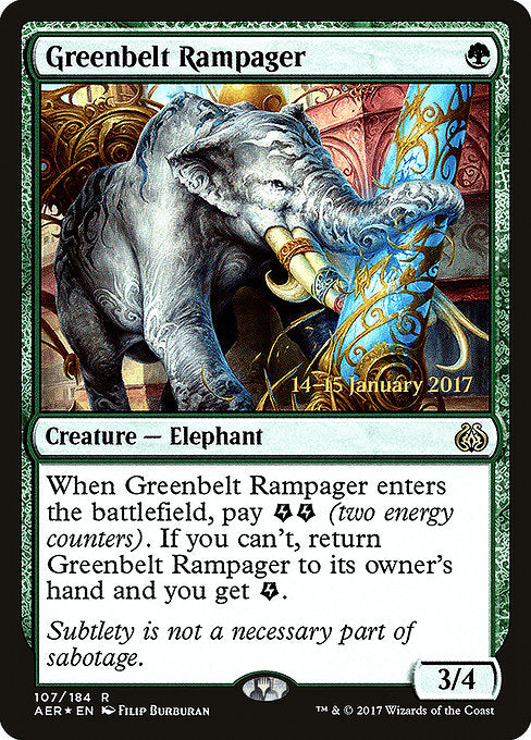 Greenbelt Rampager [Prerelease Cards] | Gear Gaming Bentonville