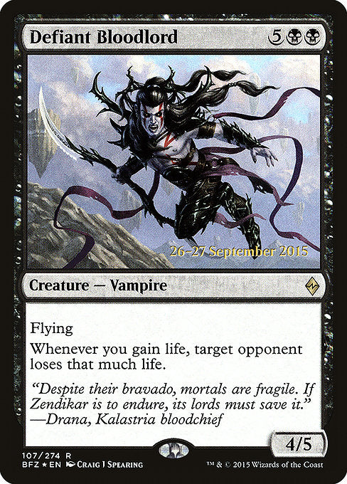 Defiant Bloodlord [Prerelease Cards] | Gear Gaming Bentonville