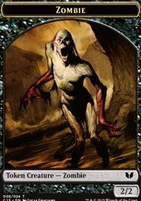 Zombie // Spirit (Multicolor) Double-Sided Token [Commander 2015] | Gear Gaming Bentonville