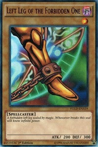 Left Leg of the Forbidden One (A) [King of Games: Yugi's Legendary Decks] [YGLD-ENA19] | Gear Gaming Bentonville