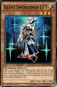 Silent Swordsman LV3 (C) [King of Games: Yugi's Legendary Decks] [YGLD-ENC08] | Gear Gaming Bentonville