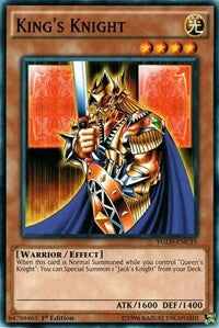 King's Knight (C) [King of Games: Yugi's Legendary Decks] [YGLD-ENC15] | Gear Gaming Bentonville