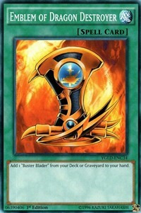 Emblem of Dragon Destroyer (C) [King of Games: Yugi's Legendary Decks] [YGLD-ENC34] | Gear Gaming Bentonville