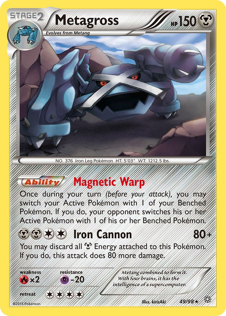 Metagross (49/98) (Theme Deck Exclusive) [XY: Ancient Origins] | Gear Gaming Bentonville