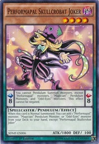 Performapal Skullcrobat Joker [Structure Deck: Master of Pendulum] [SDMP-EN006] | Gear Gaming Bentonville