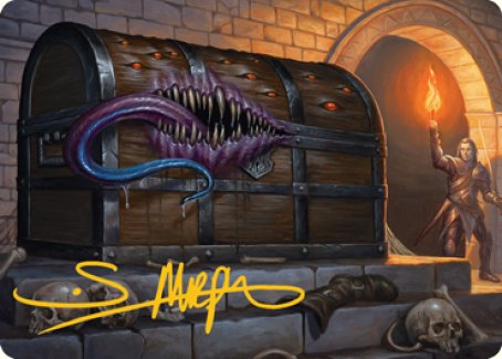 Mimic Art Card (Gold-Stamped Signature) [Dungeons & Dragons: Adventures in the Forgotten Realms Art Series] | Gear Gaming Bentonville