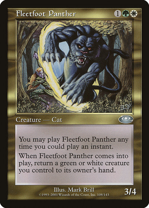 Fleetfoot Panther [Planeshift] | Gear Gaming Bentonville