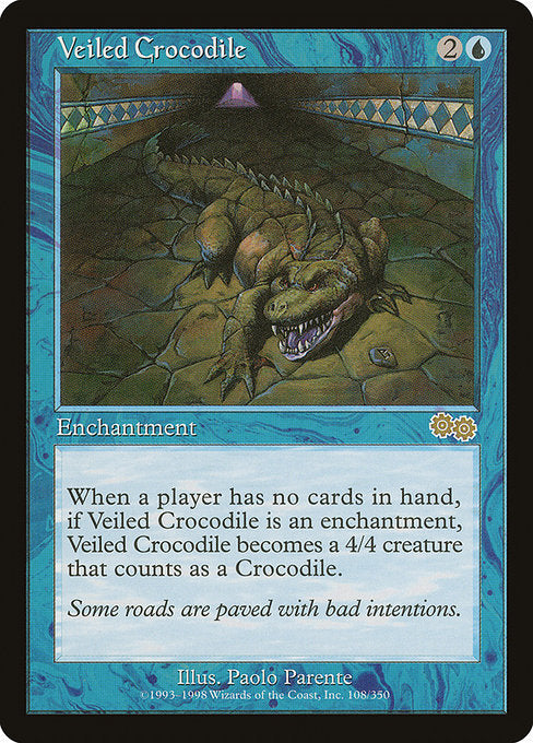 Veiled Crocodile [Urza's Saga] | Gear Gaming Bentonville