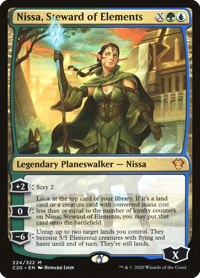 Nissa, Steward of Elements [Commander 2020] | Gear Gaming Bentonville