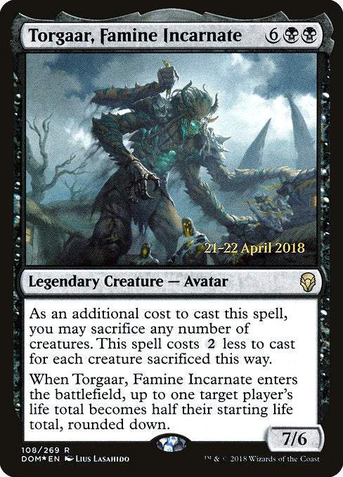 Torgaar, Famine Incarnate [Prerelease Cards] | Gear Gaming Bentonville