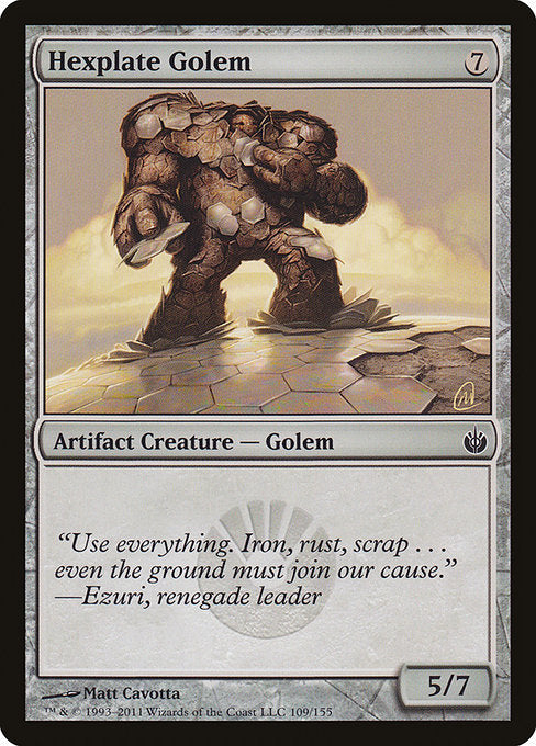 Hexplate Golem [Mirrodin Besieged] | Gear Gaming Bentonville