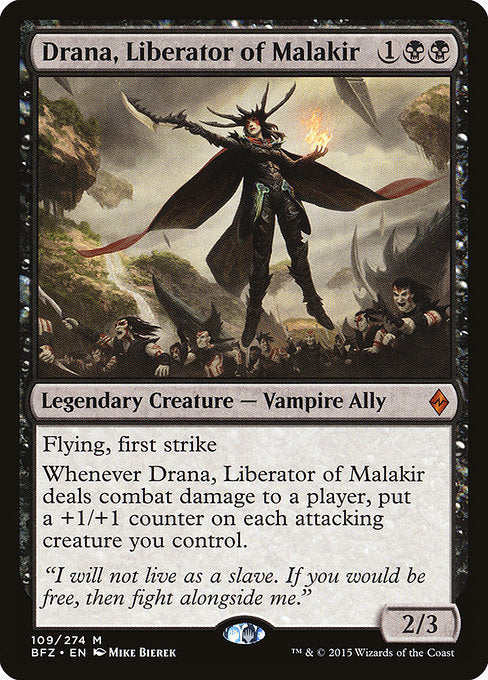 Drana, Liberator of Malakir [Battle for Zendikar] | Gear Gaming Bentonville