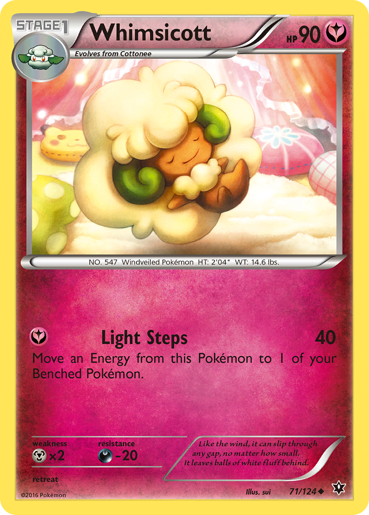 Whimsicott (71/124) [XY: Fates Collide] | Gear Gaming Bentonville