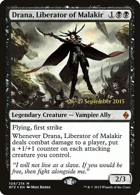 Drana, Liberator of Malakir [Prerelease Cards] | Gear Gaming Bentonville