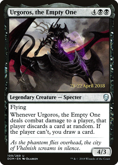 Urgoros, the Empty One [Prerelease Cards] | Gear Gaming Bentonville