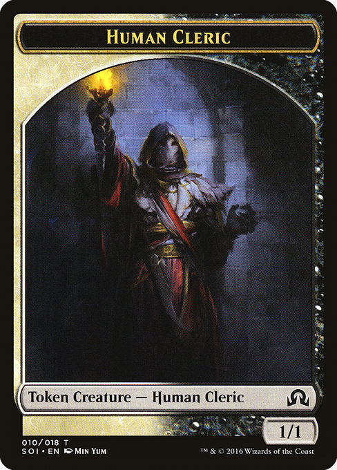 Human Cleric Token [Shadows over Innistrad] | Gear Gaming Bentonville