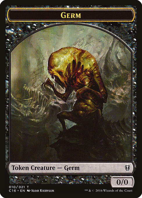 Germ // Spirit (White) Double-sided Token [Commander 2016] | Gear Gaming Bentonville