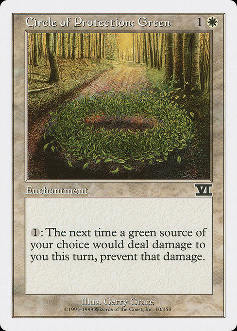 Circle of Protection: Green [Classic Sixth Edition] | Gear Gaming Bentonville