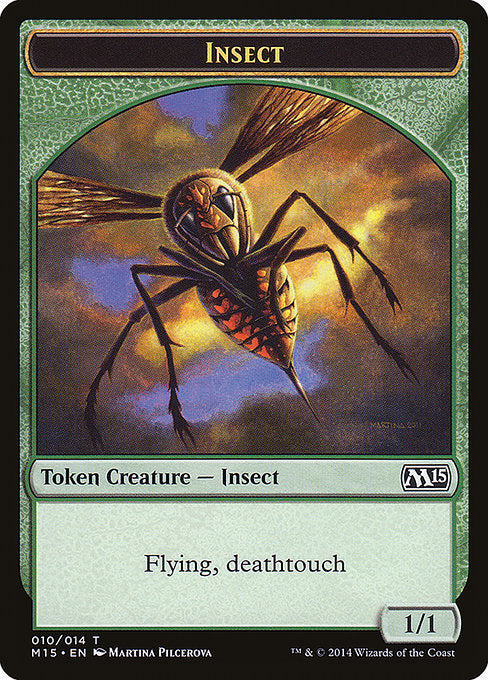 Insect Token (Deathtouch) [Magic 2015 (M15)] | Gear Gaming Bentonville