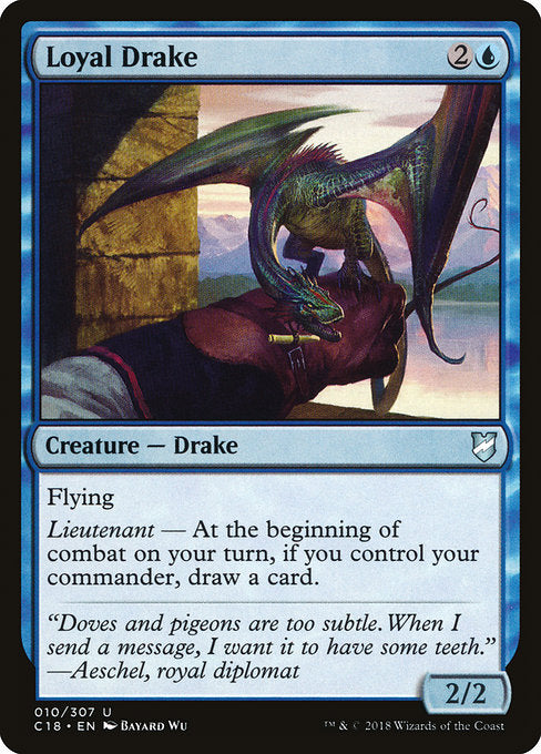 Loyal Drake [Commander 2018] | Gear Gaming Bentonville