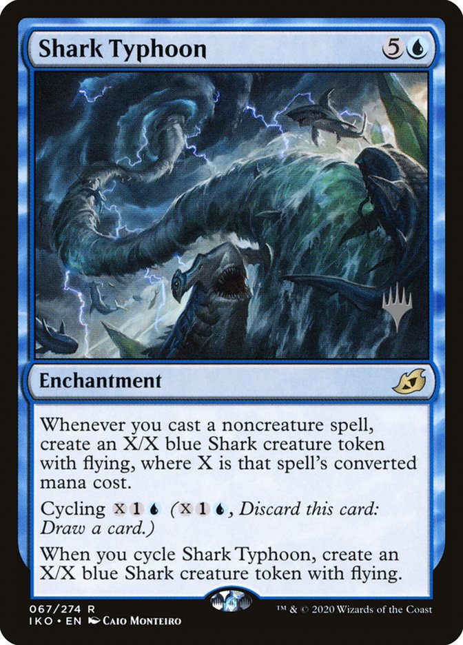 Shark Typhoon (Promo Pack) [Ikoria: Lair of Behemoths Promos] | Gear Gaming Bentonville