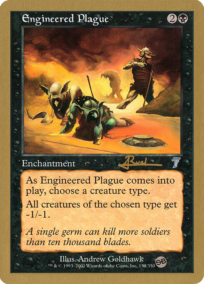 Engineered Plague (Antoine Ruel) (SB) [World Championship Decks 2001] | Gear Gaming Bentonville