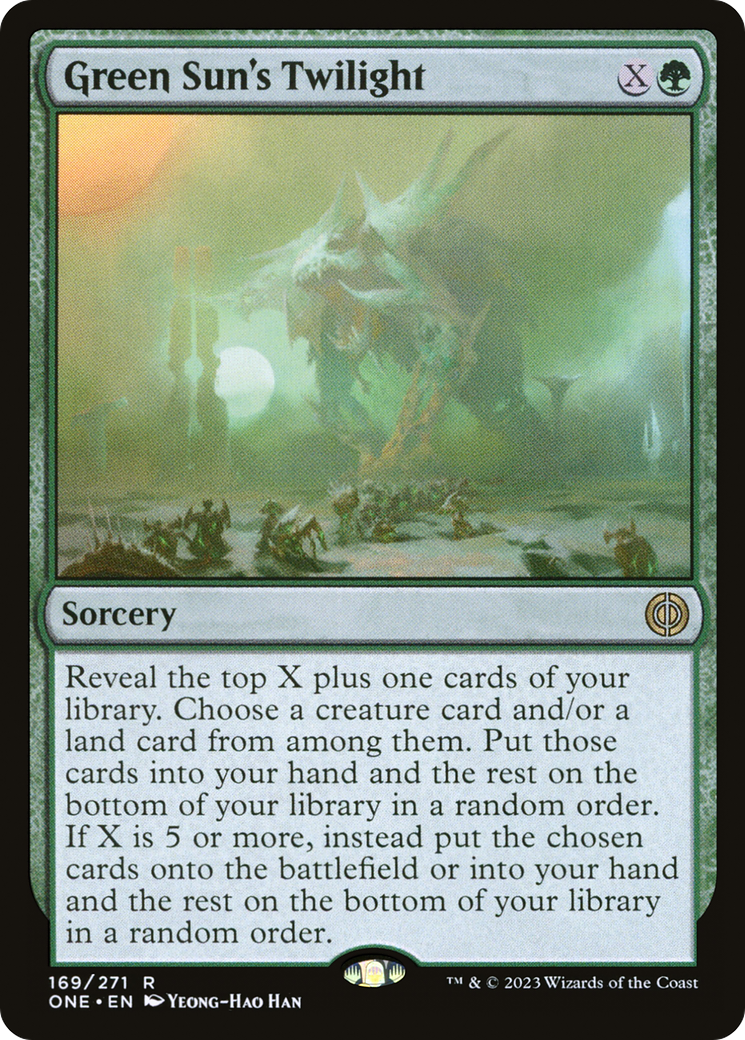 Green Sun's Twilight [Phyrexia: All Will Be One] | Gear Gaming Bentonville