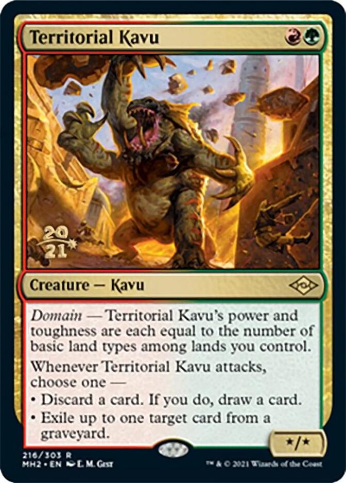 Territorial Kavu [Modern Horizons 2 Prerelease Promos] | Gear Gaming Bentonville