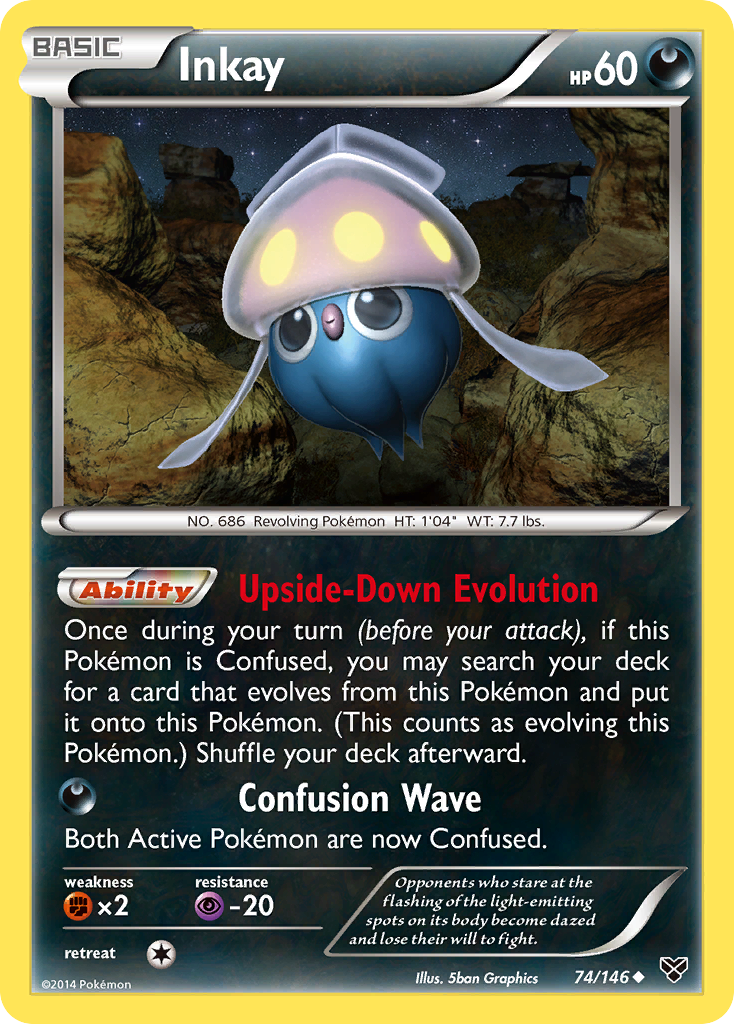 Inkay (74/146) [XY: Base Set] | Gear Gaming Bentonville