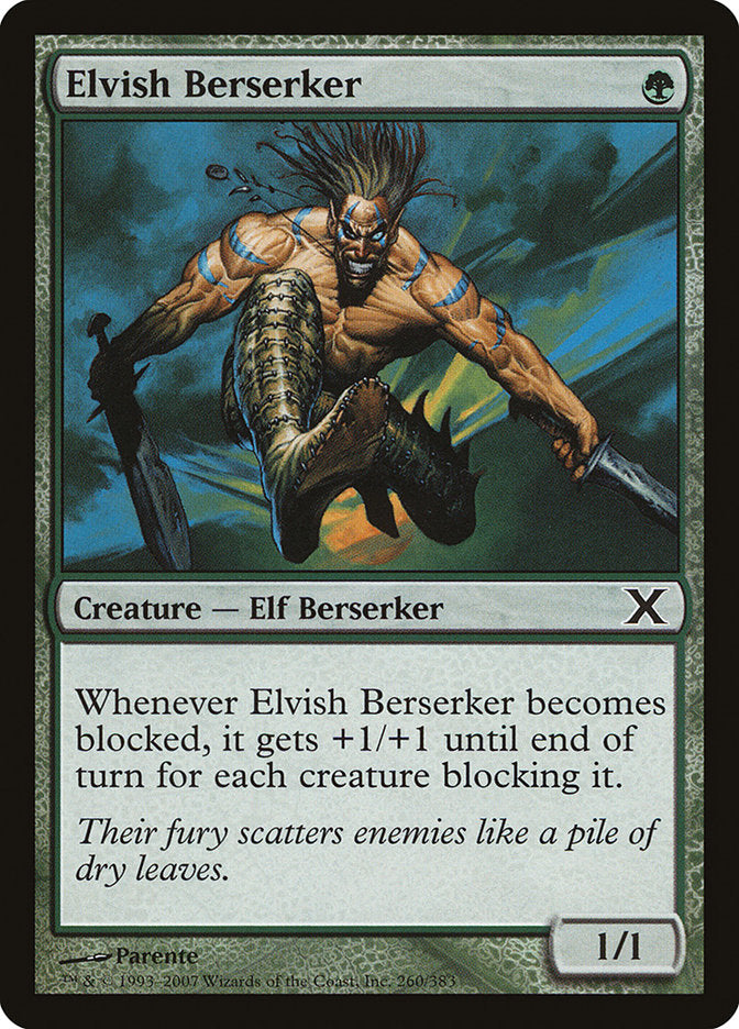 Elvish Berserker [Tenth Edition] | Gear Gaming Bentonville