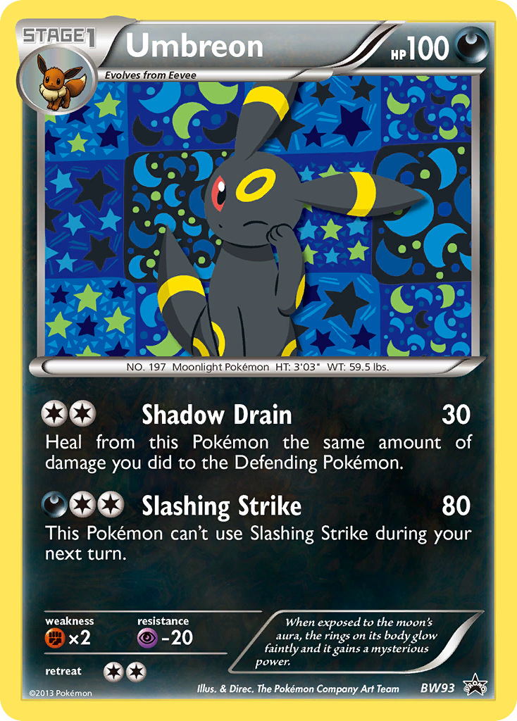 Umbreon (BW93) [Black & White: Black Star Promos] | Gear Gaming Bentonville