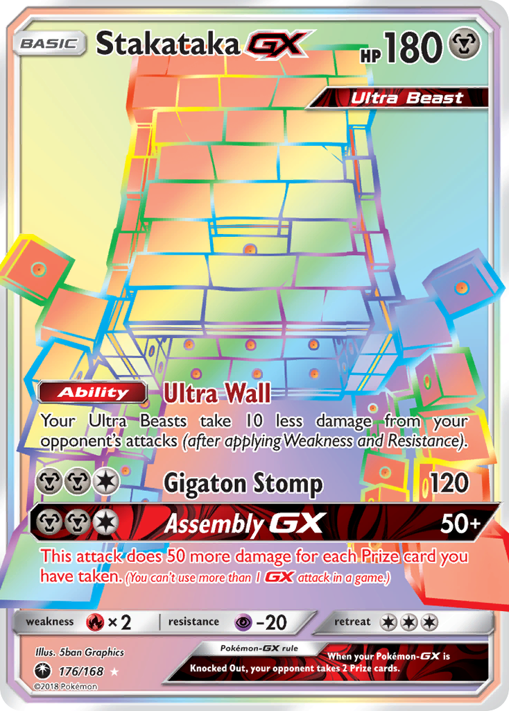 Stakataka GX (176/168) [Sun & Moon: Celestial Storm] | Gear Gaming Bentonville