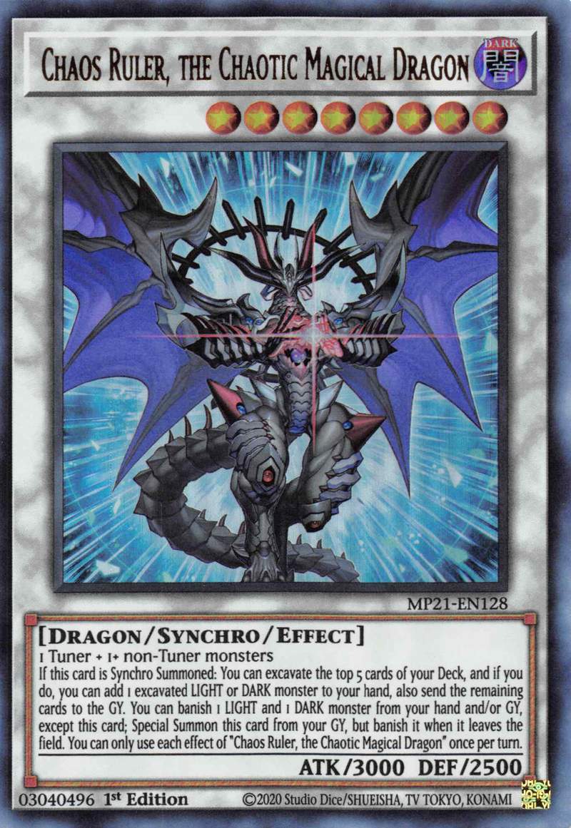 Chaos Ruler, the Chaotic Magical Dragon [MP21-EN128] Ultra Rare | Gear Gaming Bentonville