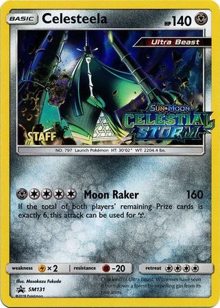 Celesteela (SM131) (Staff Prerelease Promo) [Sun & Moon: Black Star Promos] | Gear Gaming Bentonville