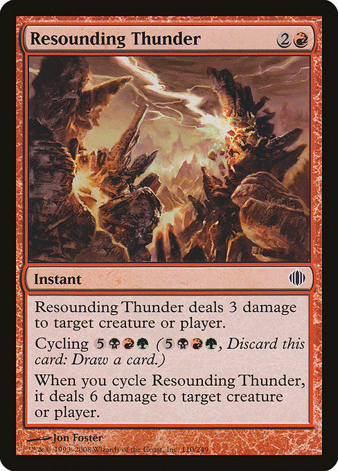 Resounding Thunder [Shards of Alara] | Gear Gaming Bentonville