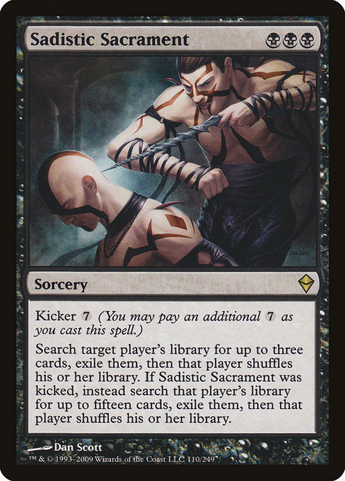 Sadistic Sacrament [Zendikar] | Gear Gaming Bentonville