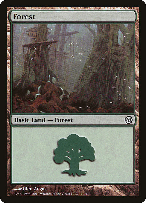 Forest (110) [Duels of the Planeswalkers] | Gear Gaming Bentonville