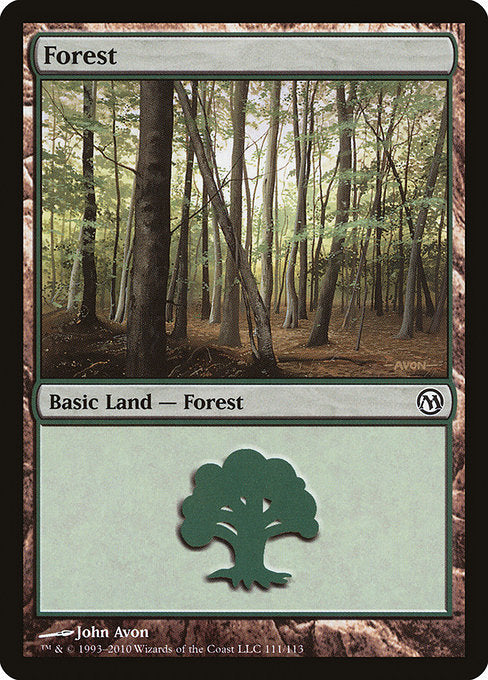 Forest (111) [Duels of the Planeswalkers] | Gear Gaming Bentonville