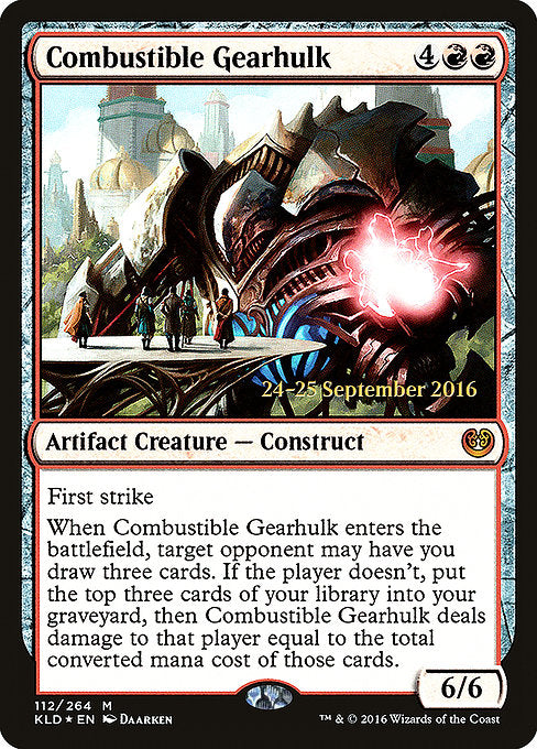 Combustible Gearhulk [Prerelease Cards] | Gear Gaming Bentonville