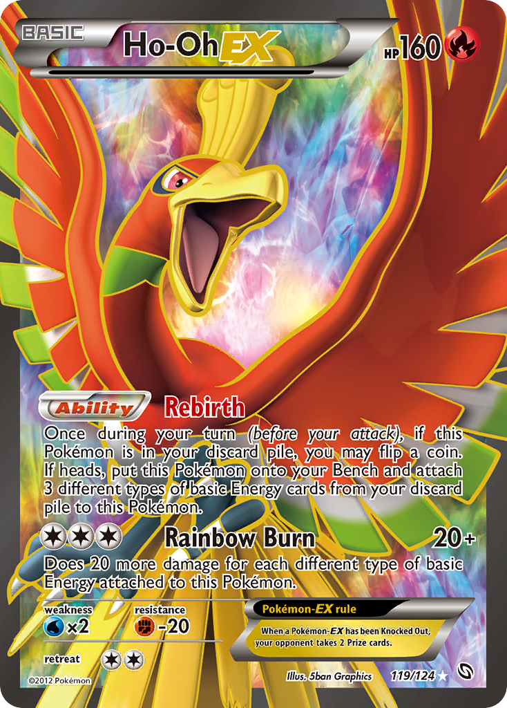 Ho-Oh EX (119/124) [Black & White: Dragons Exalted] | Gear Gaming Bentonville