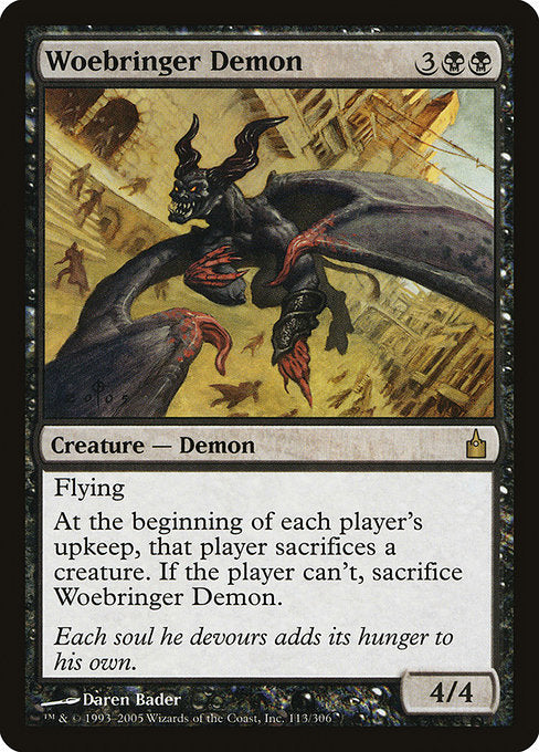 Woebringer Demon [Ravnica: City of Guilds] | Gear Gaming Bentonville