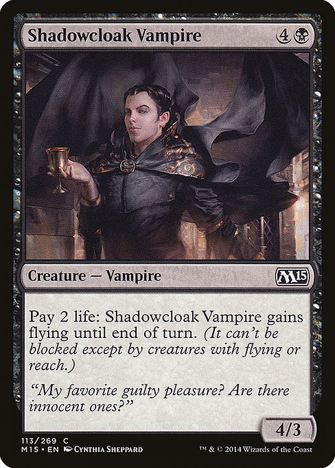 Shadowcloak Vampire [Magic 2015 (M15)] | Gear Gaming Bentonville