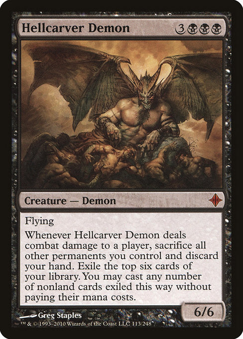 Hellcarver Demon [Rise of the Eldrazi] | Gear Gaming Bentonville