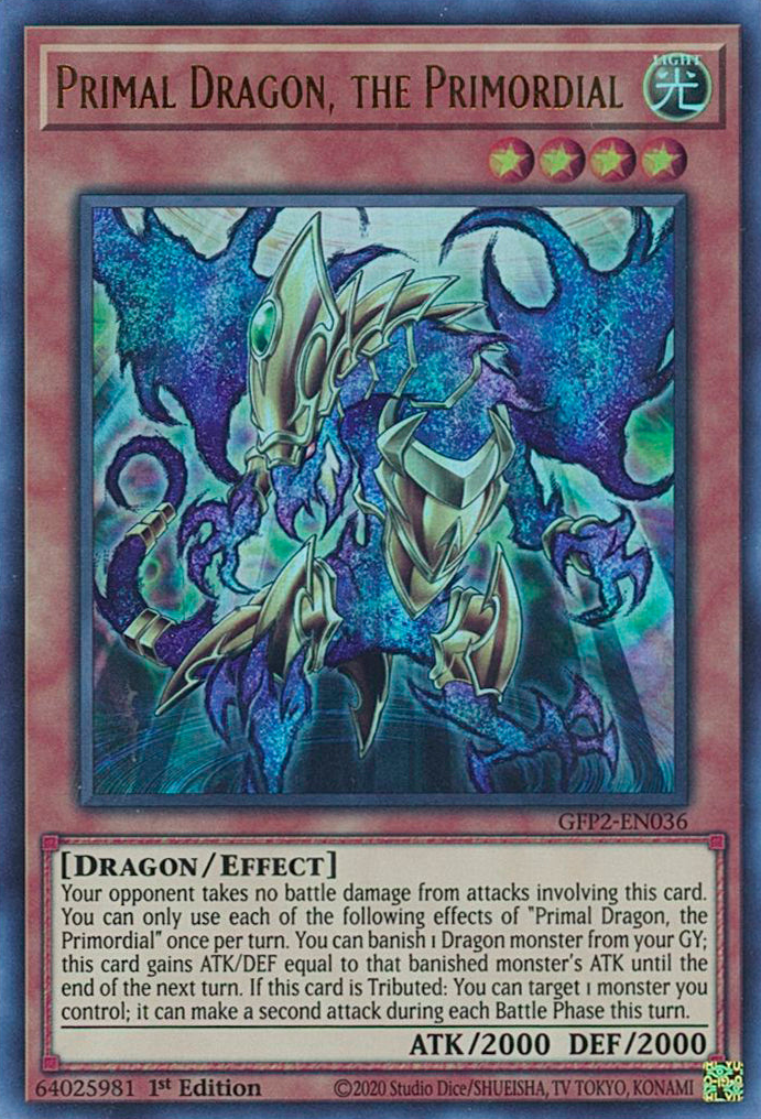 Primal Dragon, the Primordial [GFP2-EN036] Ultra Rare | Gear Gaming Bentonville